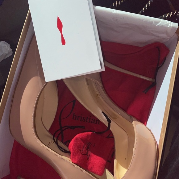 COPY - Iriza Patent Half-d'Orsay 100mm Red Sole P… - Picture 8 of 9